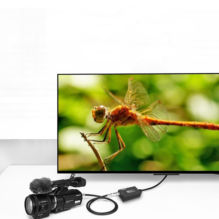 Convertidor SDI a HDMI y HDMI a SDI 1080p – Transmisión hasta 100 m por Coaxial - vista 3