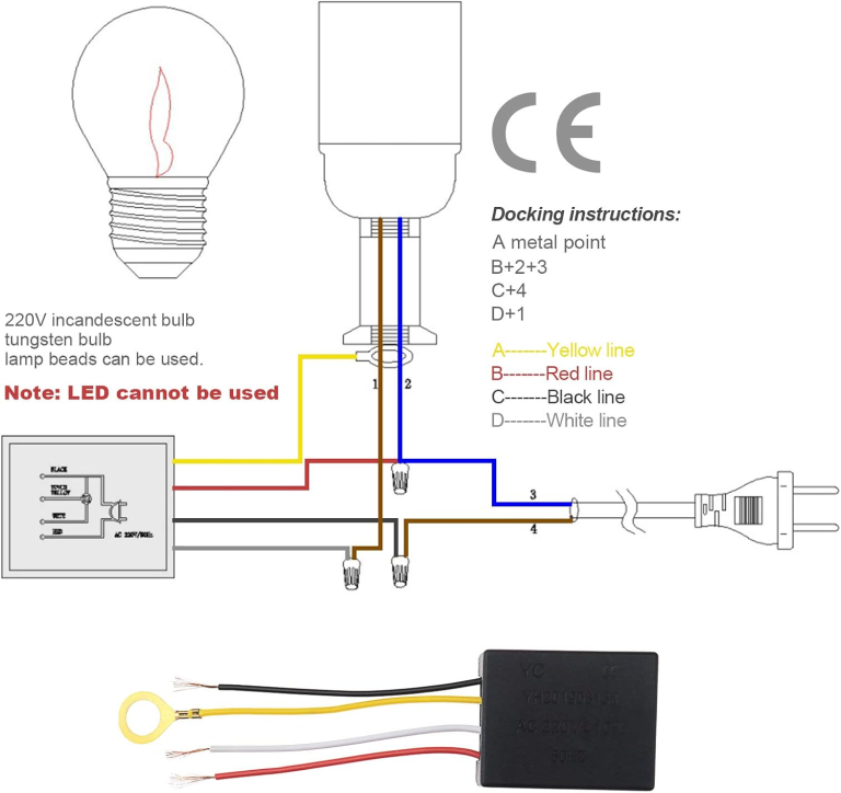 Módulo Interruptor Táctil 220V 3A con Dimmer de 3 Niveles - vista 2