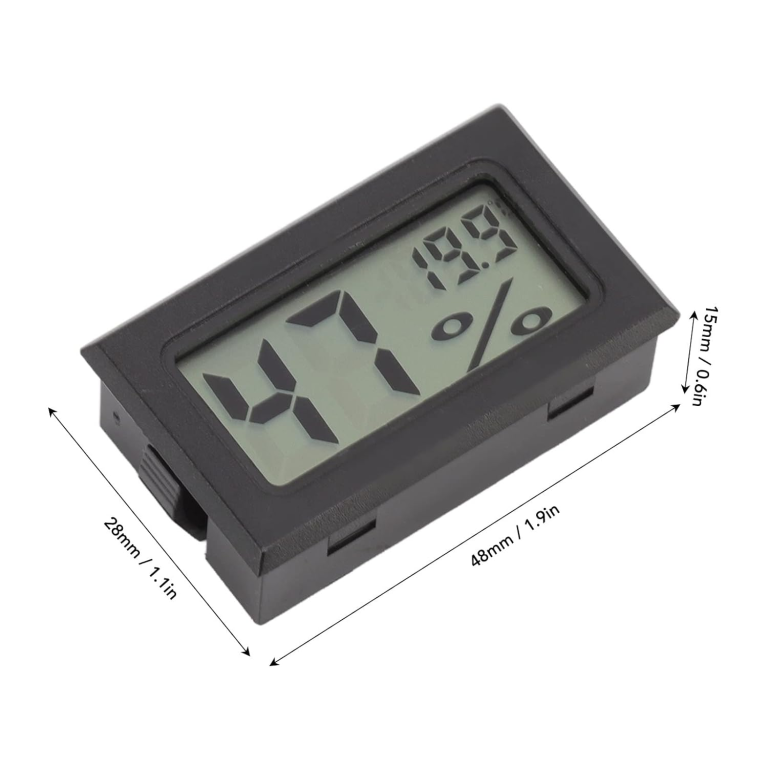 Termómetro Digital Mini LCD con Sonda – Medidor de Temperatura -50 a 110 °C para Incubadoras, Refrigeradores y Acuarios - vista 2