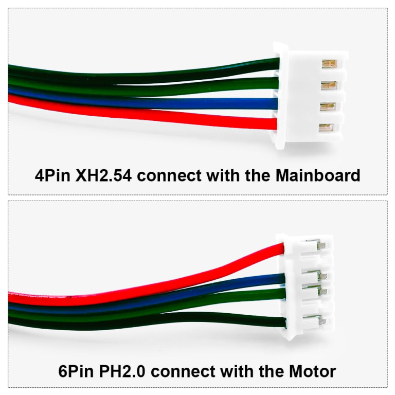 Cable para Motor Paso a Paso XH2.54 6 Pines a 4 Pines – Para NEMA 17, Impresoras 3D y CNC 37 Cable para Motor Paso a Paso XH2.54 6 Pines a 4 Pines – Para NEMA 17, Impresoras 3D y CNC - vista 2
