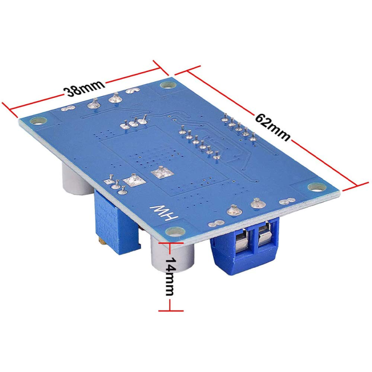 Regulador de Voltaje XL4015 Step Down 5A con CC/CV – Convertidor DC-DC Reductor Ajustable de 4–38V a 1.25–36V 18 Regulador de Voltaje XL4015 Step Down 5A con CC/CV – Convertidor DC-DC Reductor Ajustable de 4–38V a 1.25–36V - vista 3