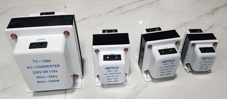 Transformador 500W de 220V a 110V 50/60 Hz – Convertidor Metálico para Equipos Americanos - vista 3
