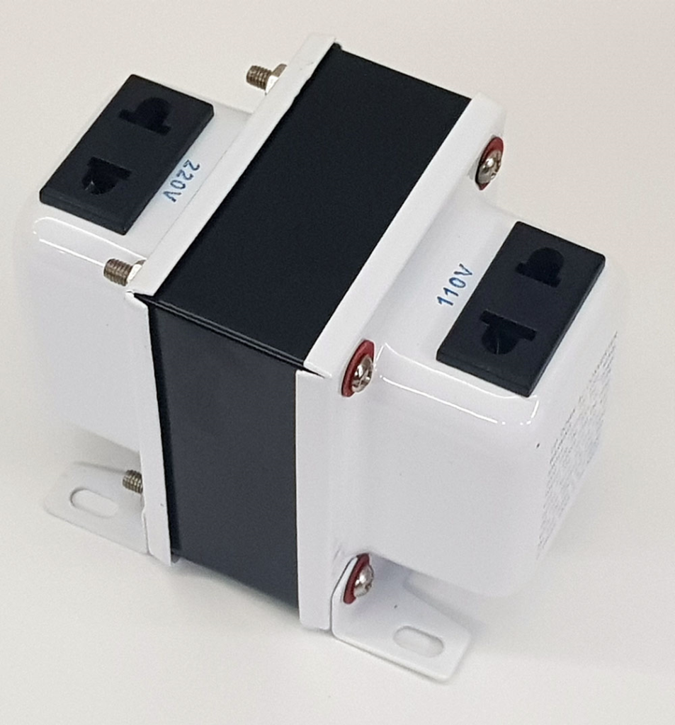 Transformador 300W de 220V a 110V Metálico 50/60 Hz – Para Electrodomésticos y Equipos de 110V