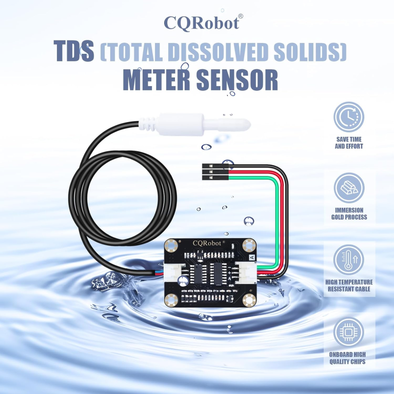 Sensor TDS de Calidad de Agua para Arduino y ESP32 0-1000 ppm - vista 3