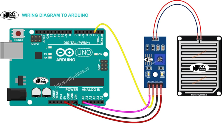 Sensor de Lluvia para Arduino con Módulo LM393 – Salida Analógica y Digital - vista 2