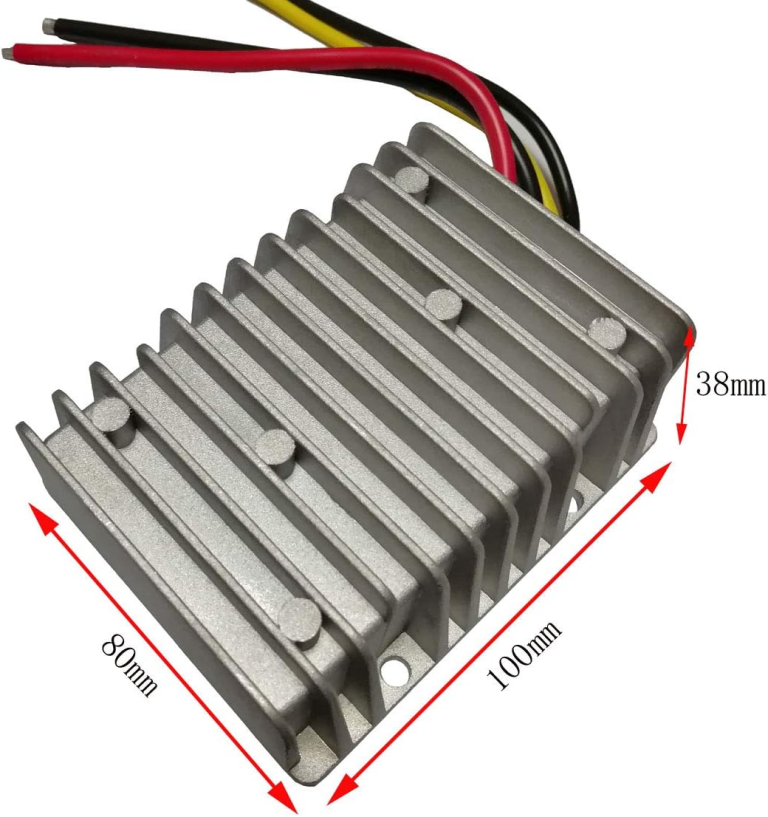 Convertidor Elevador 12V a 24V 25A Encapsulado – Resistente al Agua - vista 3