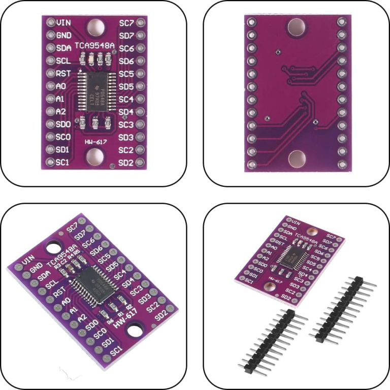 Multiplexor I2C TCA9548A CJMCU-9548 de 8 Canales – Conecta Varios Sensores con la Misma Dirección a Arduino y ESP32 - vista 3