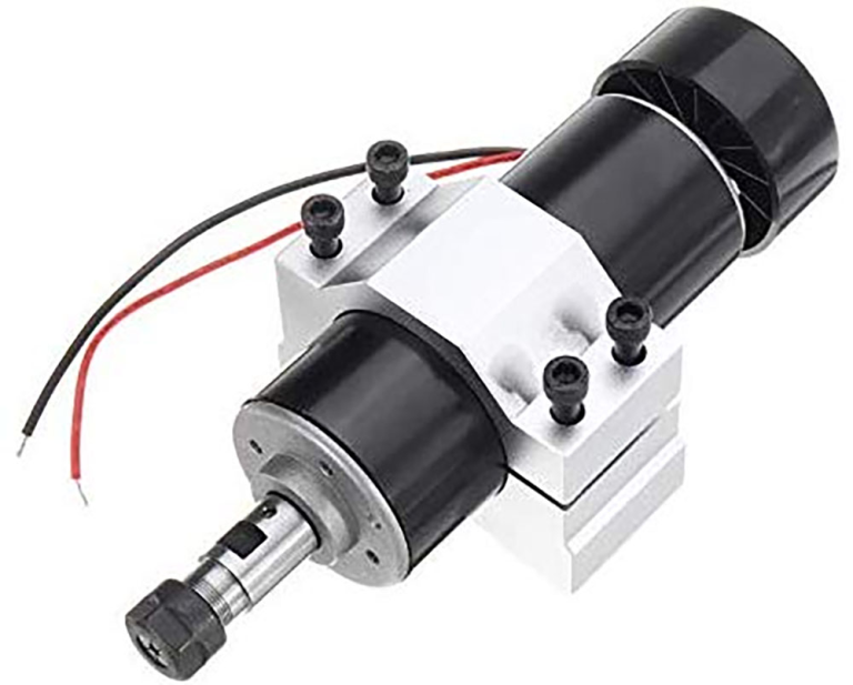 Motor Spindle CNC 500W con Pinza ER11 y Control de Velocidad – Soporte de 52 mm - vista 2