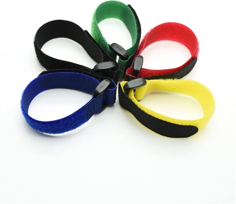 Cinta Organizadora de Cables Tipo Velcro Reutilizable 2 x 30 cm - vista 3