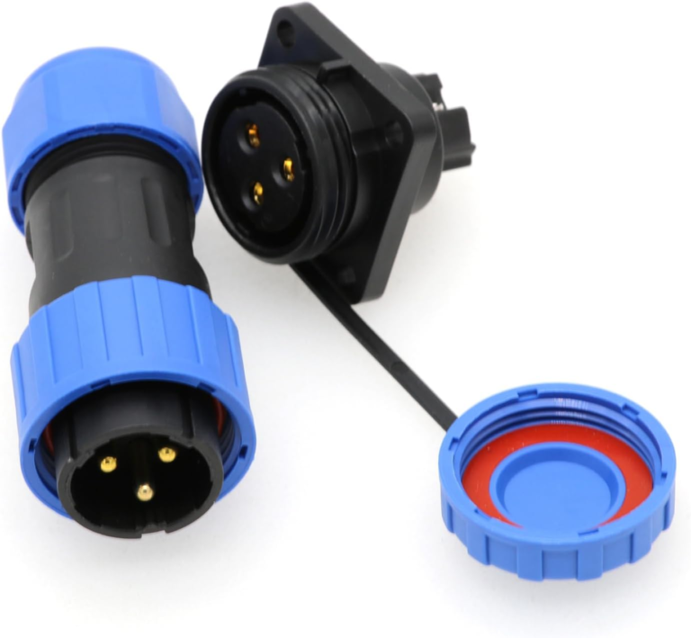 Conector Aviación LD20 Impermeable de 3 Pines – Conector Circular Roscado Macho y Hembra para Exteriores, Luminarias y Sensores 23 Conector Aviación LD20 Impermeable de 3 Pines – Conector Circular Roscado Macho y Hembra para Exteriores, Luminarias y Sensores - vista 3