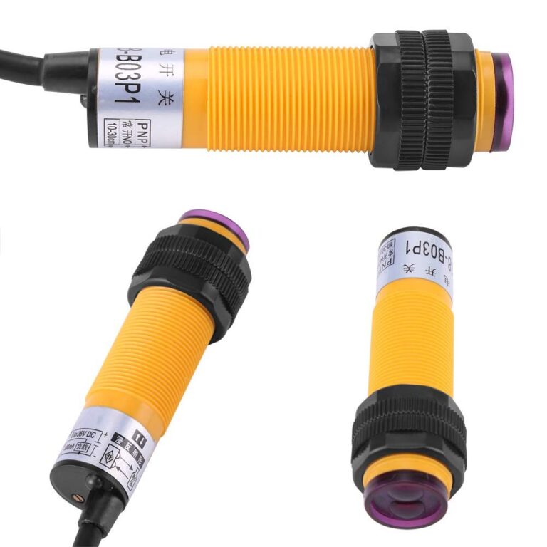 Sensor de Proximidad 24V E18-DNK Óptico Reflectivo 6–36V NPN – Para PLC, Bandas Transportadoras y Robótica 12 Sensor de Proximidad 24V E18-DNK Óptico Reflectivo 6–36V NPN – Para PLC, Bandas Transportadoras y Robótica - vista 2