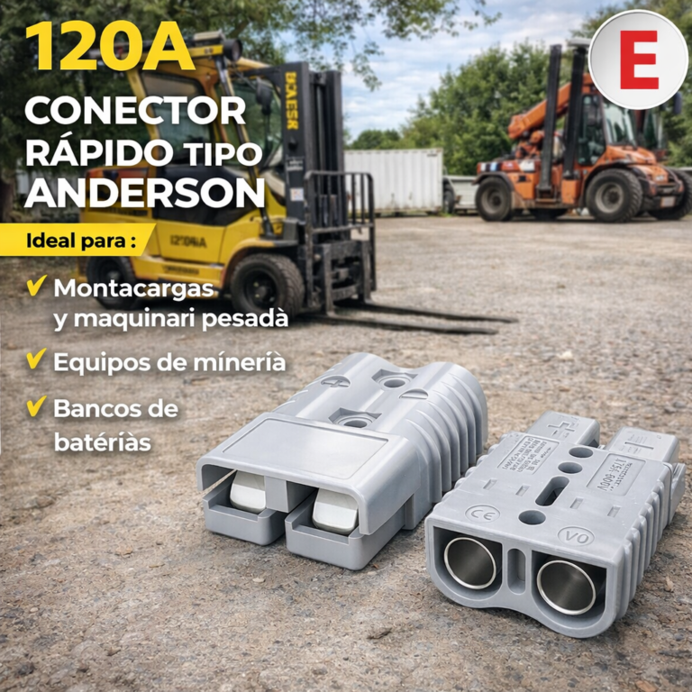 Conector Rápido de Batería 120A 600V Doble Polo - vista 2