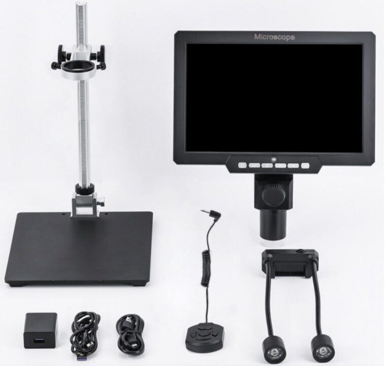 Microscopio Digital G2000 con Pantalla LCD de 10.1" – Hasta 2000X, HDMI y USB 18 Microscopio Digital G2000 con Pantalla LCD de 10.1" – Hasta 2000X, HDMI y USB - vista 3