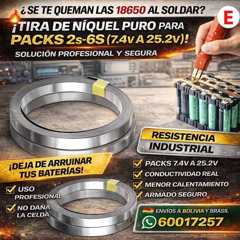 Tira de Acero Niquelado