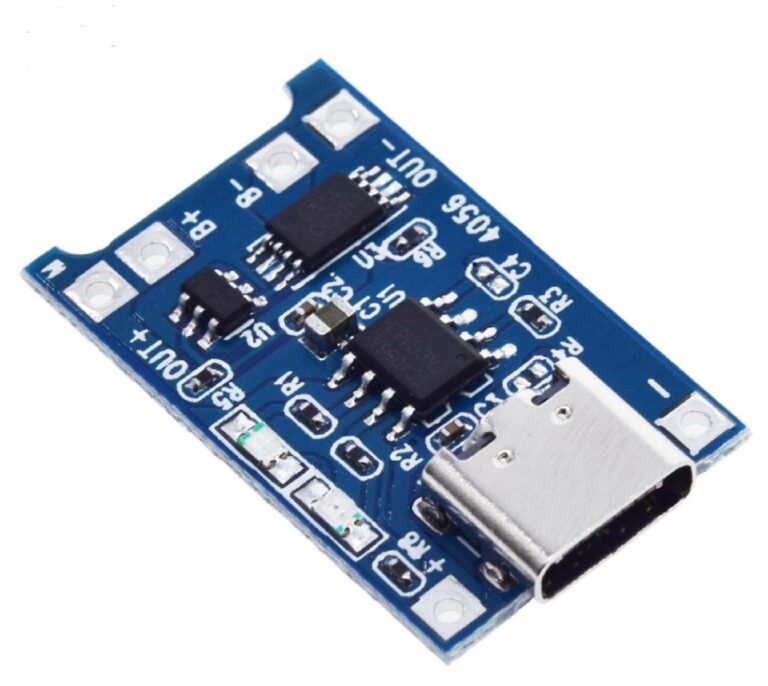 Módulo Cargador TP4056 Tipo C para Batería 18650 con Protección – Placa de Carga USB 5V 1A para Celdas de Litio - vista 2