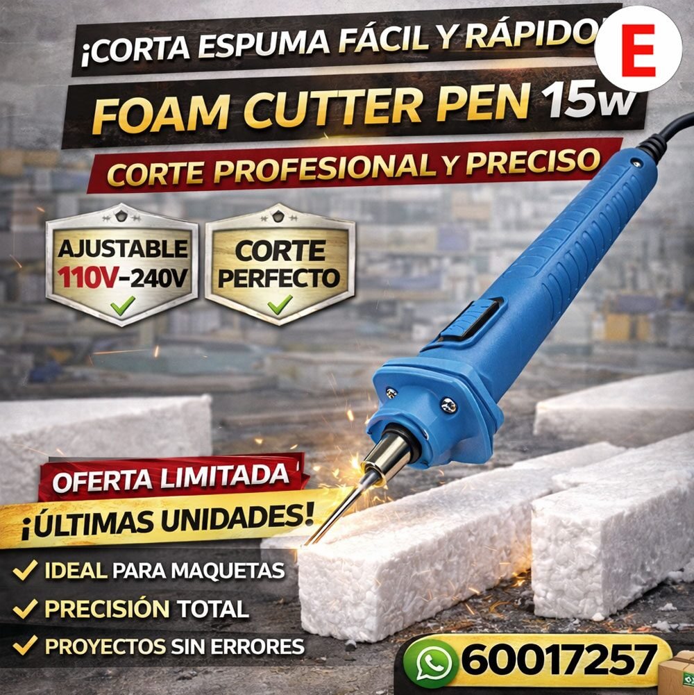 Cortador Eléctrico de Espuma