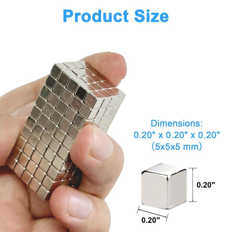 Imán de Neodimio N52 Cúbico de 5 x 5 x 5 mm – Mini Imán Potente para Sensores, Robótica, Manualidades y Proyectos - vista 2