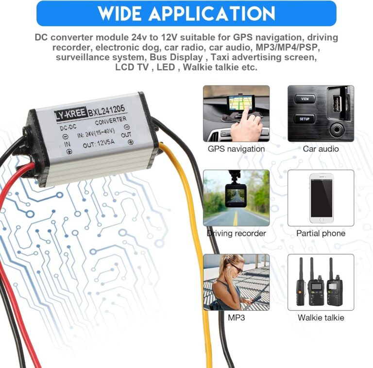 Reductor de Voltaje DC-DC 24V a 12V 5A Impermeable - vista 2