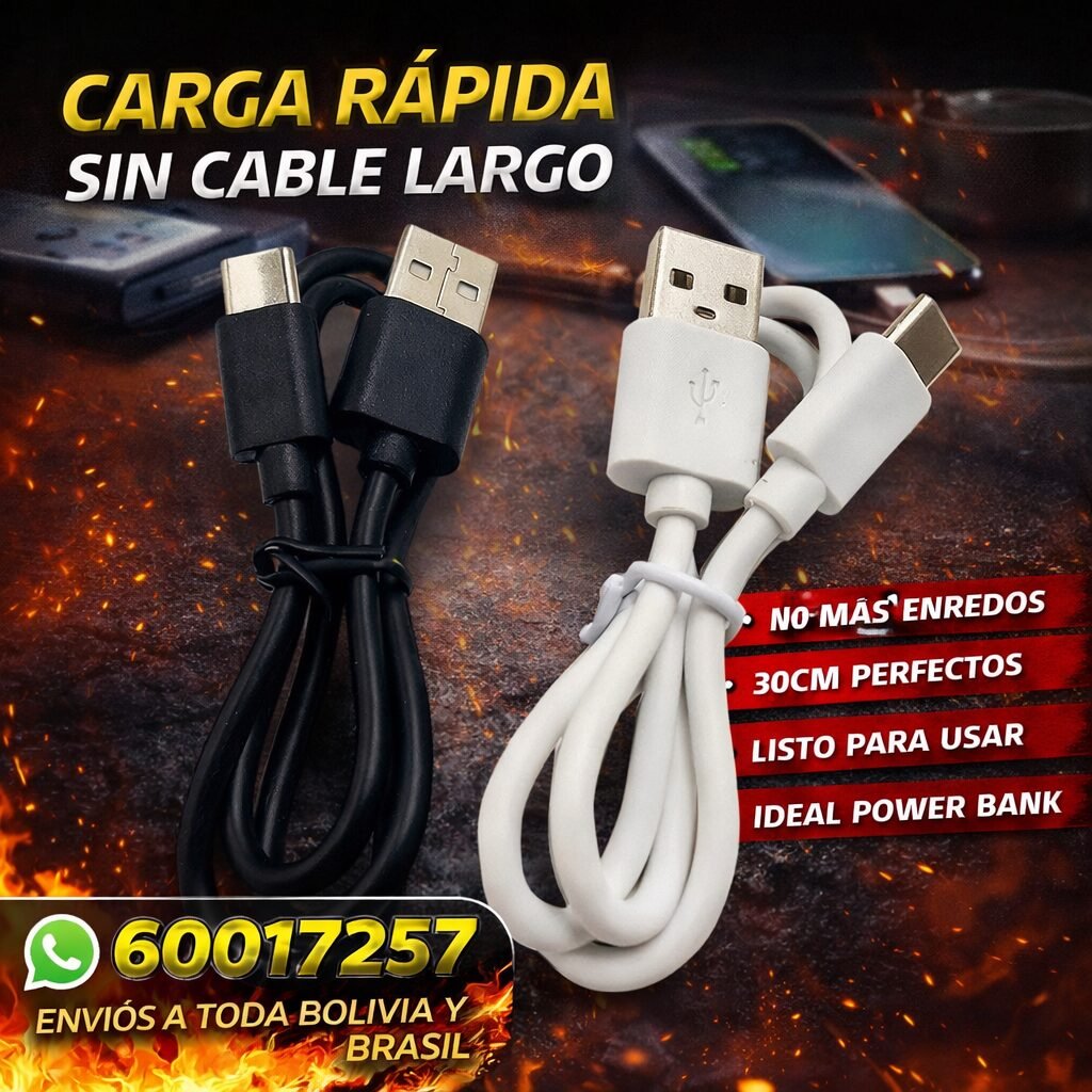 Cable USB Tipo C