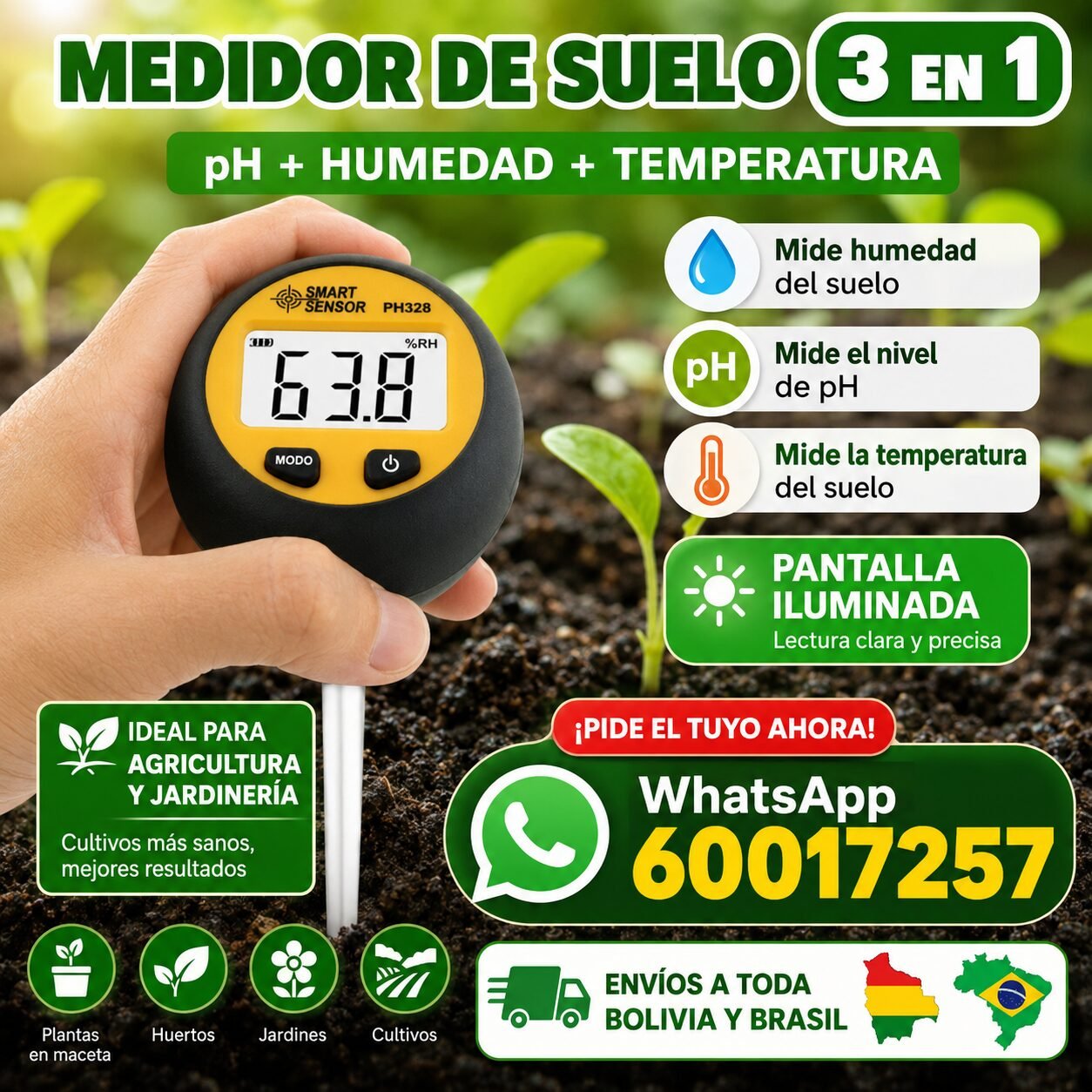 Analizador Portátil de Suelo Analizador Portátil de Suelo