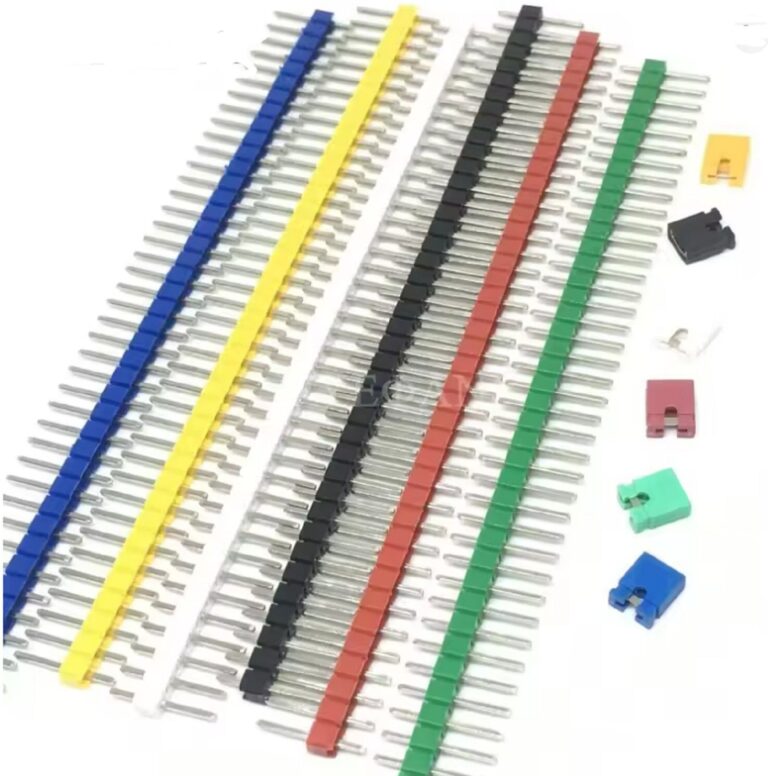 Tira de Pines Macho 40 Pines 2.54 mm (Pin Header) – Precio por Tira 17 Tira de Pines Macho 40 Pines 2.54 mm (Pin Header) – Precio por Tira - vista 2