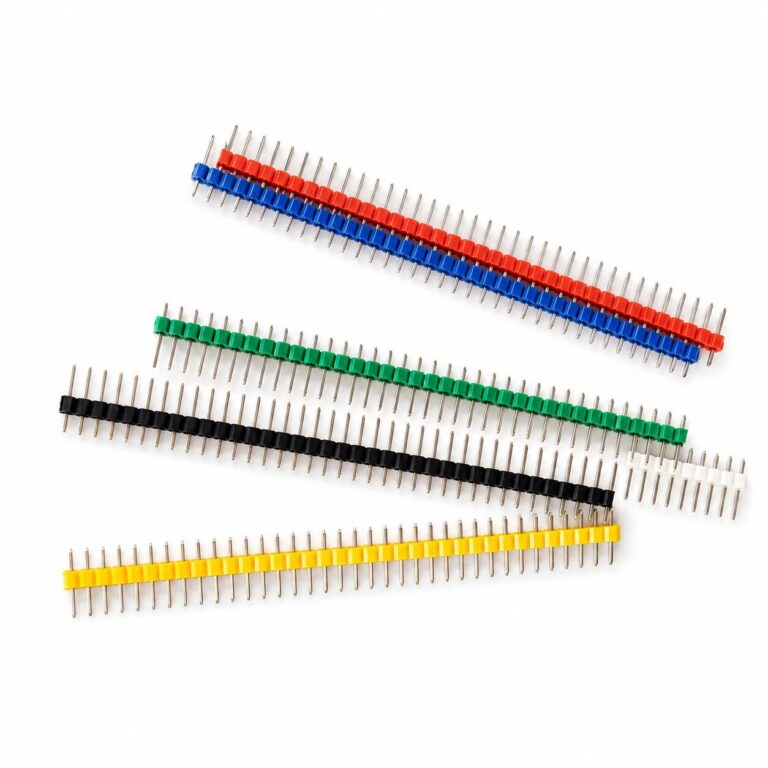 Tira de Pines Macho 40 Pines 2.54 mm (Pin Header) – Precio por Tira 18 Tira de Pines Macho 40 Pines 2.54 mm (Pin Header) – Precio por Tira - vista 3