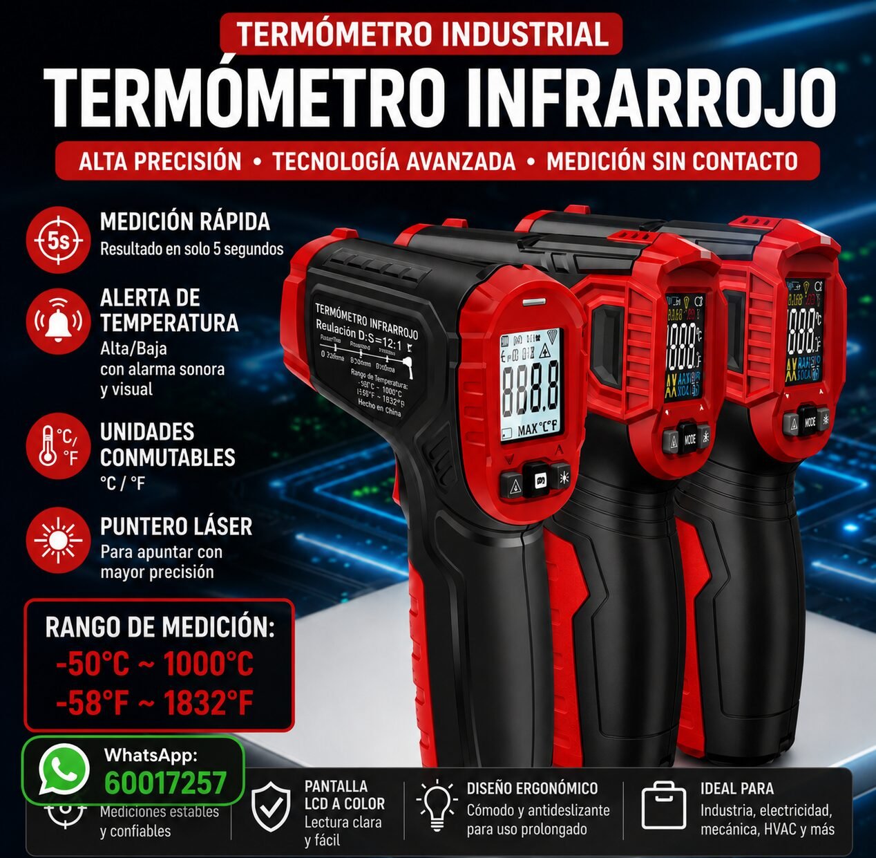 Termómetro Láser