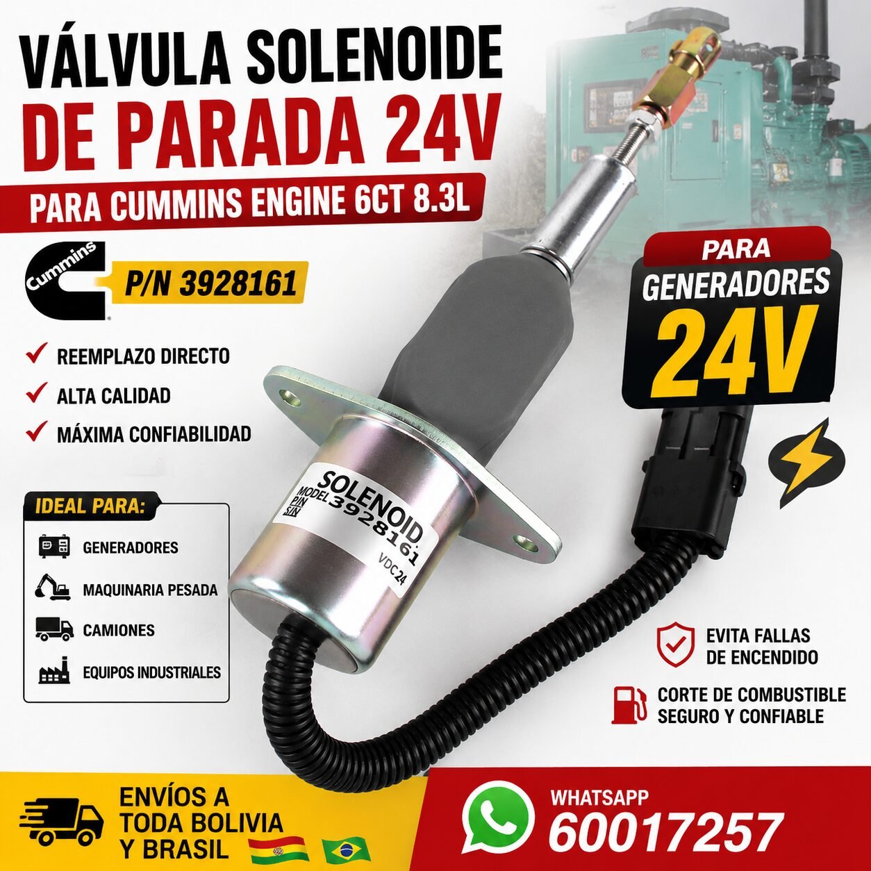 Válvula Solenoide Válvula Solenoide
