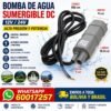 Bomba de agua sumergible DC 5m 12V/24V 600L/H alta presión