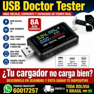 Voltímetro USB Digital