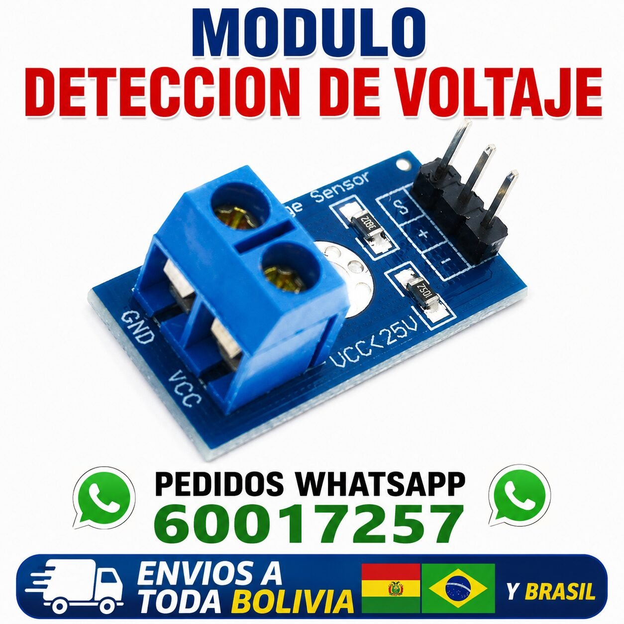 Módulo Sensor de Voltaje
