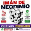 Imán Rectangular de Neodimio 20 x 8 x 5 mm para Cierres Magnéticos Imán Rectangular de Neodimio 20 x 8 x 5 mm para Cierres Magnéticos