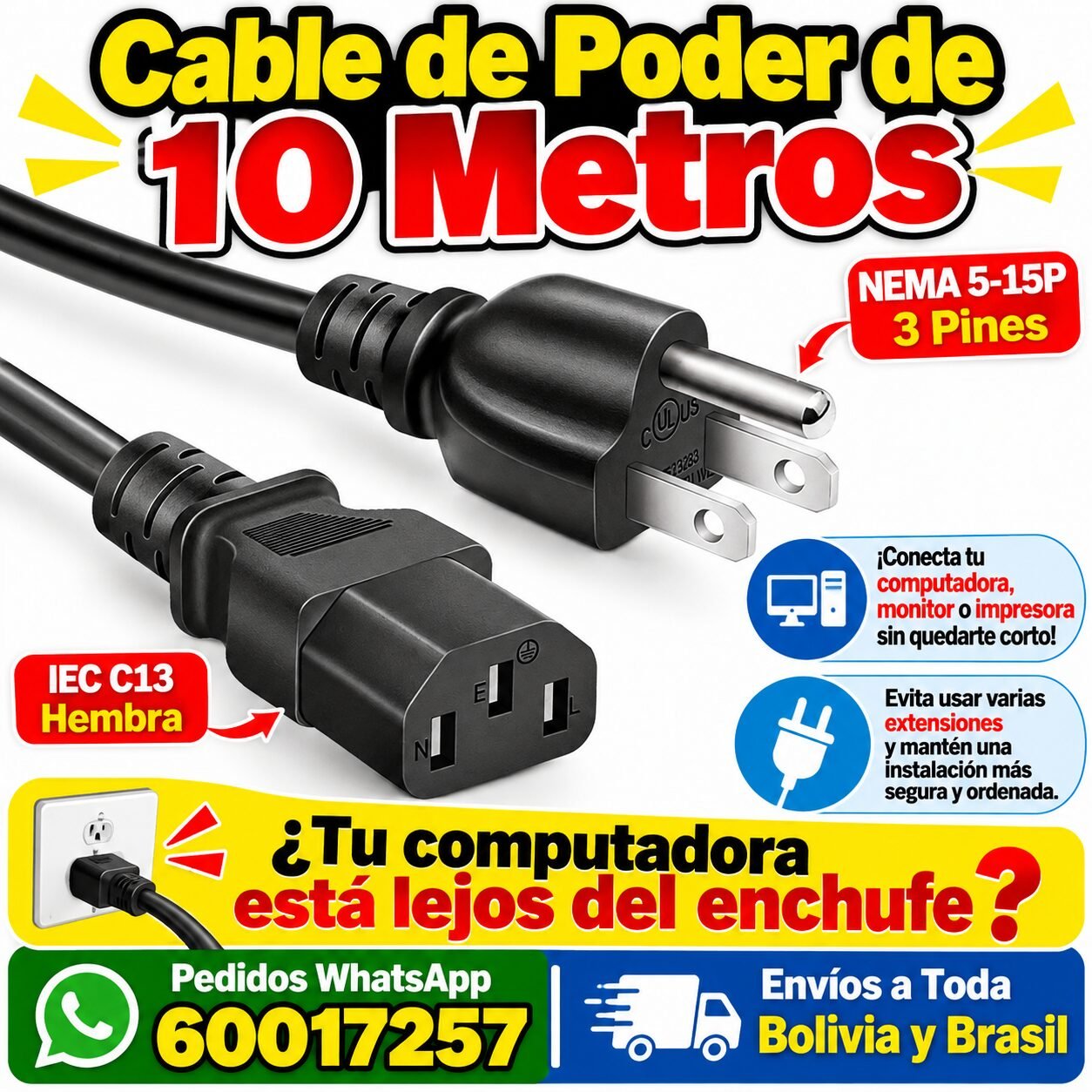 Cable de Poder Cable de Poder