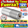 Motorreductor DC 20 mm con caja reductora metálica medidas 66.2 mm x 19.5 mm Motorreductor DC 20 mm con caja reductora metálica medidas 66.2 mm x 19.5 mm