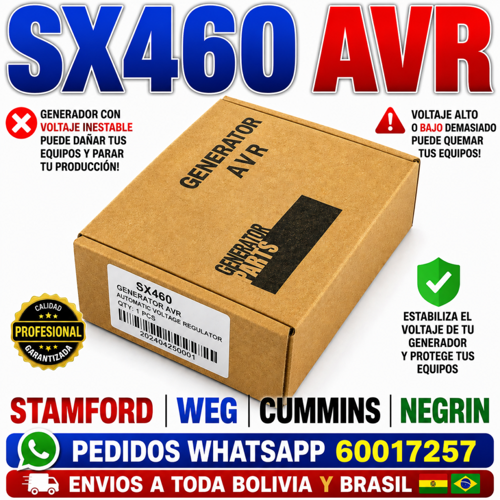 AVR SX460 regulador – AVR SX460 Regulador de Voltaje para Generador Stamford | Bolivia