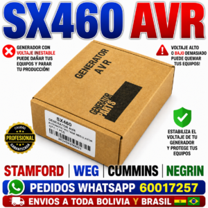 AVR SX460 regulador automático de voltaje para generador Stamford en Bolivia