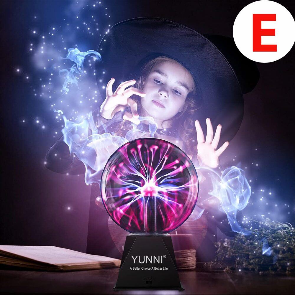 Bola de Plasma Tesla Grande de 50 cm – Lámpara de Rayos Luminosos Interactiva para Ciencia, Decoración, Bares y Cuartos Gamer - vista 9