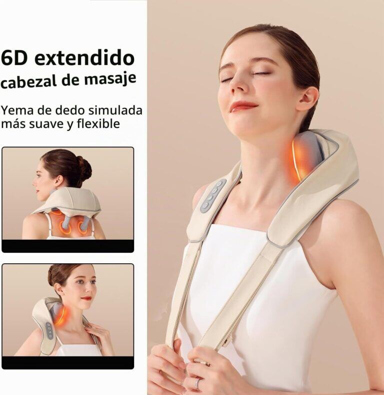 Masajeador Eléctrico de Cuello y Hombros con Calor - vista 2